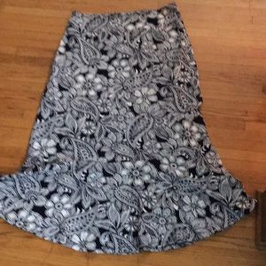 Talbots maxi skirt size large